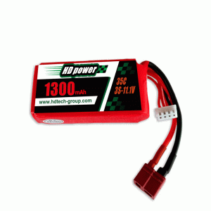 Batería lipo HD POWER 1300mAh 35C 3S 11.1V