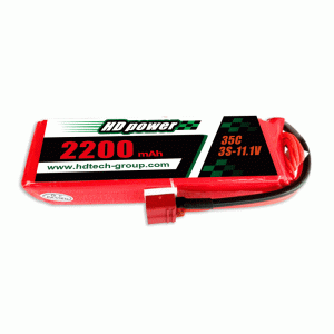 Fuente de alimentación de alta definición 2200mah 35c 3s 11,1v batería de litio