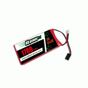 HD POWER 1700mAh 20C 2S 6.6V LiFe batería para receptor y transmisor