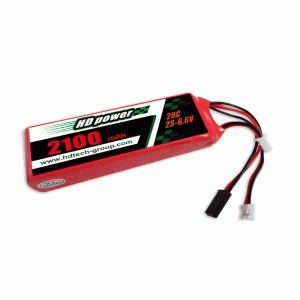 ETOP POWER 2100mAh (A) 20C 2SS 6.6V LiFe batería para receptor y transmisor