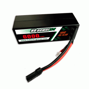 HD Power 8000mah 50C 2s 7.4v hardshell RC car Battery